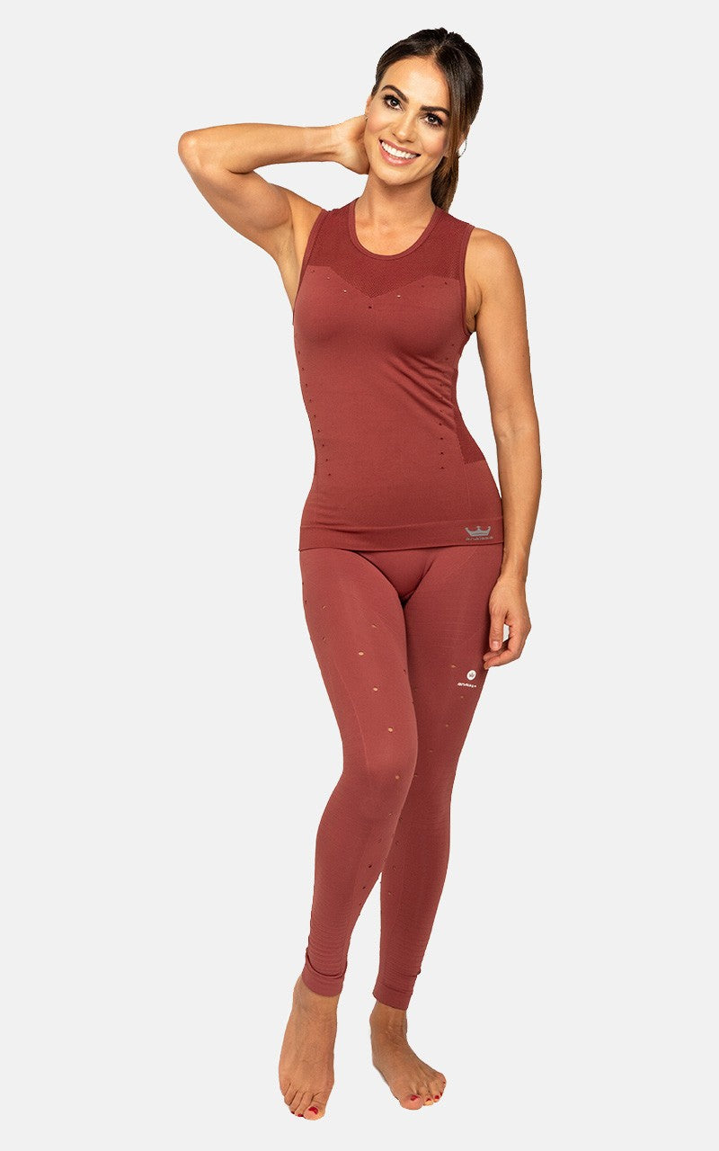 Set: Legging y Camiseta deportiva con fibra Emana, NamastÃ©