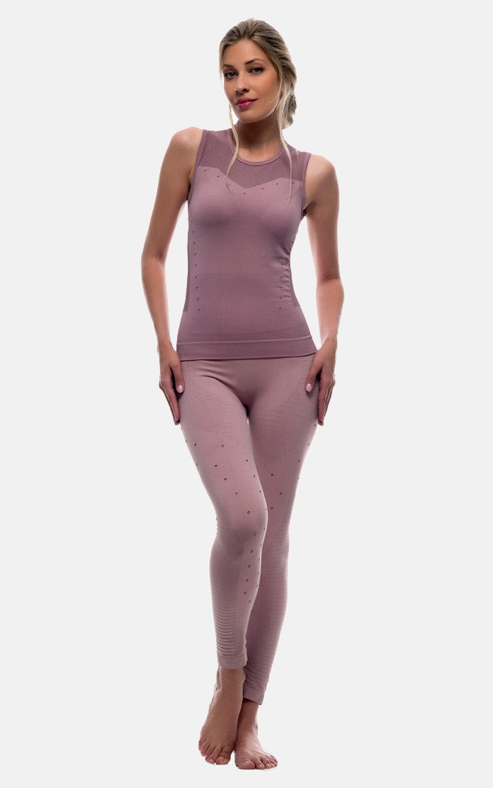 Set: Legging y Camiseta deportiva con fibra Emana, NamastÃ©