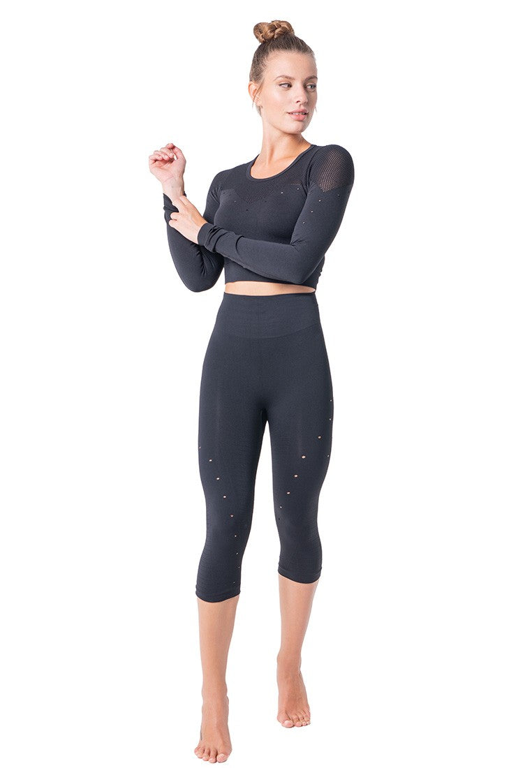 Set: Legging y Top deportivo con fibra Emana, NamastÃ©