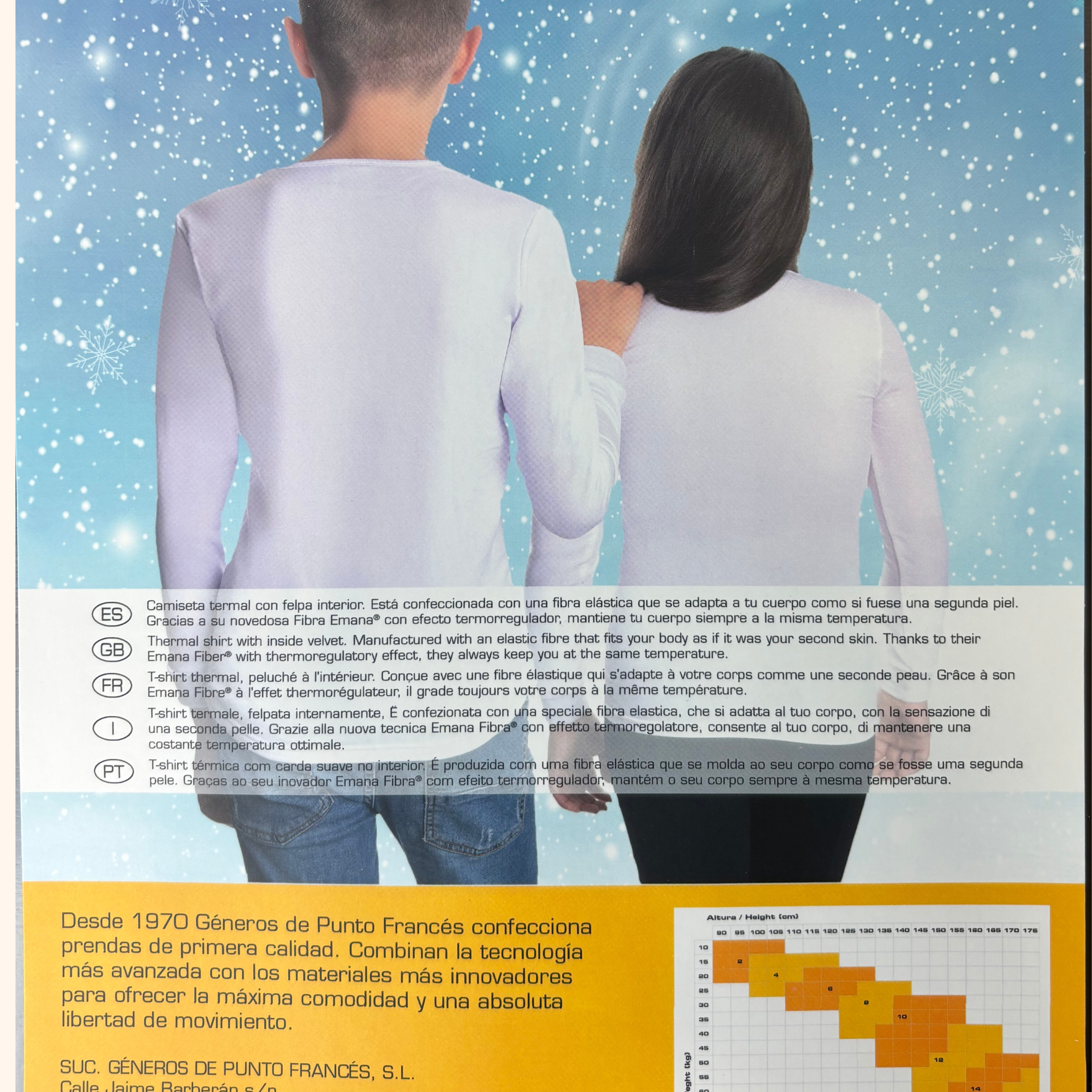 Pack 3 Camisetas Térmicas Niños  interior afelpado Alaska