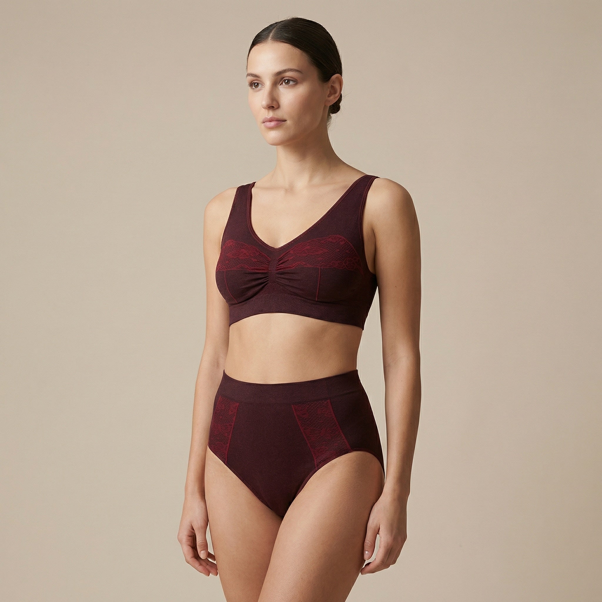 Set Sujetador y Braga Faja Sin Costuras Ania – Moldea sin Marcar