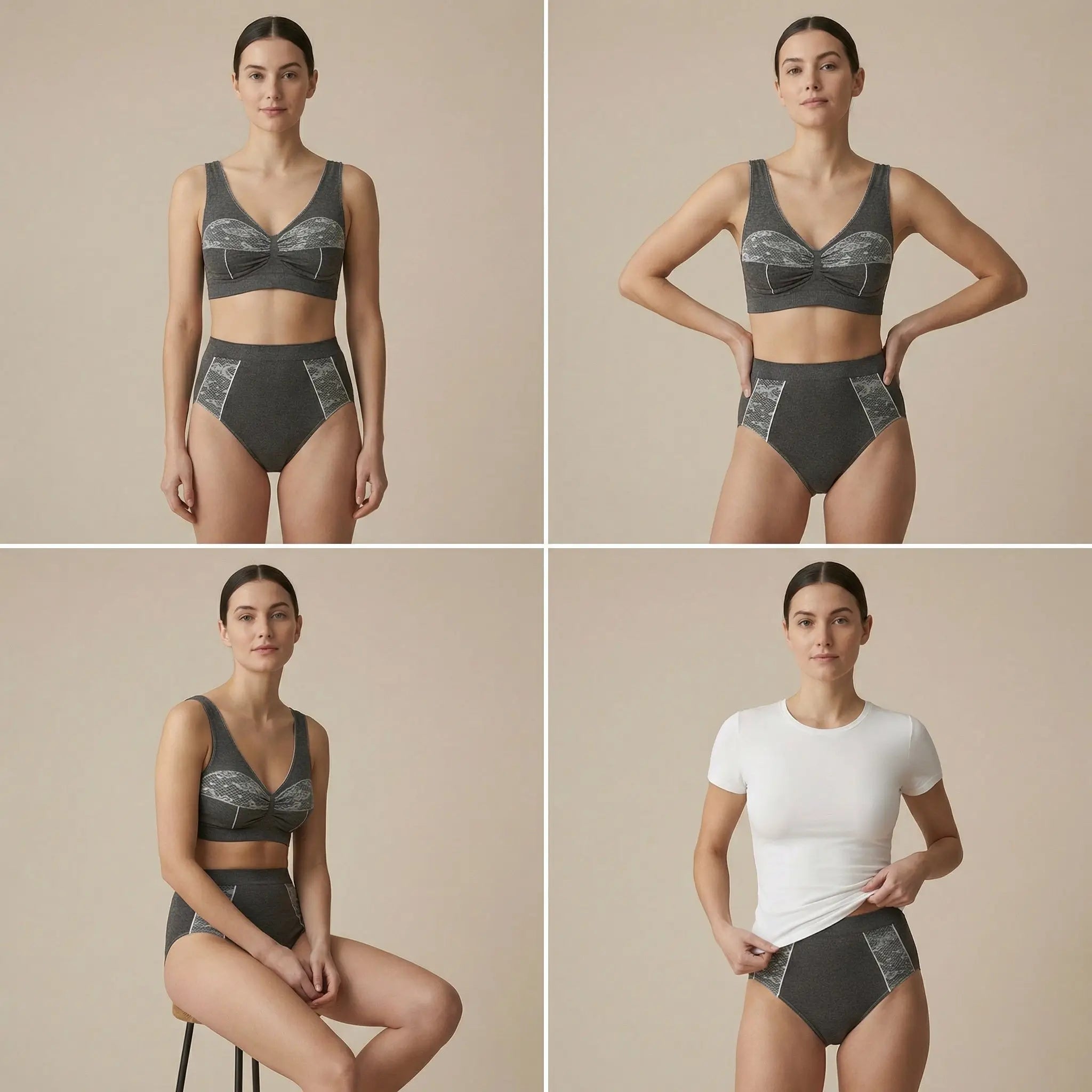 Biustonosz sportowy Alma bez fiszbin