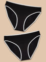 Pack 2 Menstrual panties for girls made of heavy flow cotton University