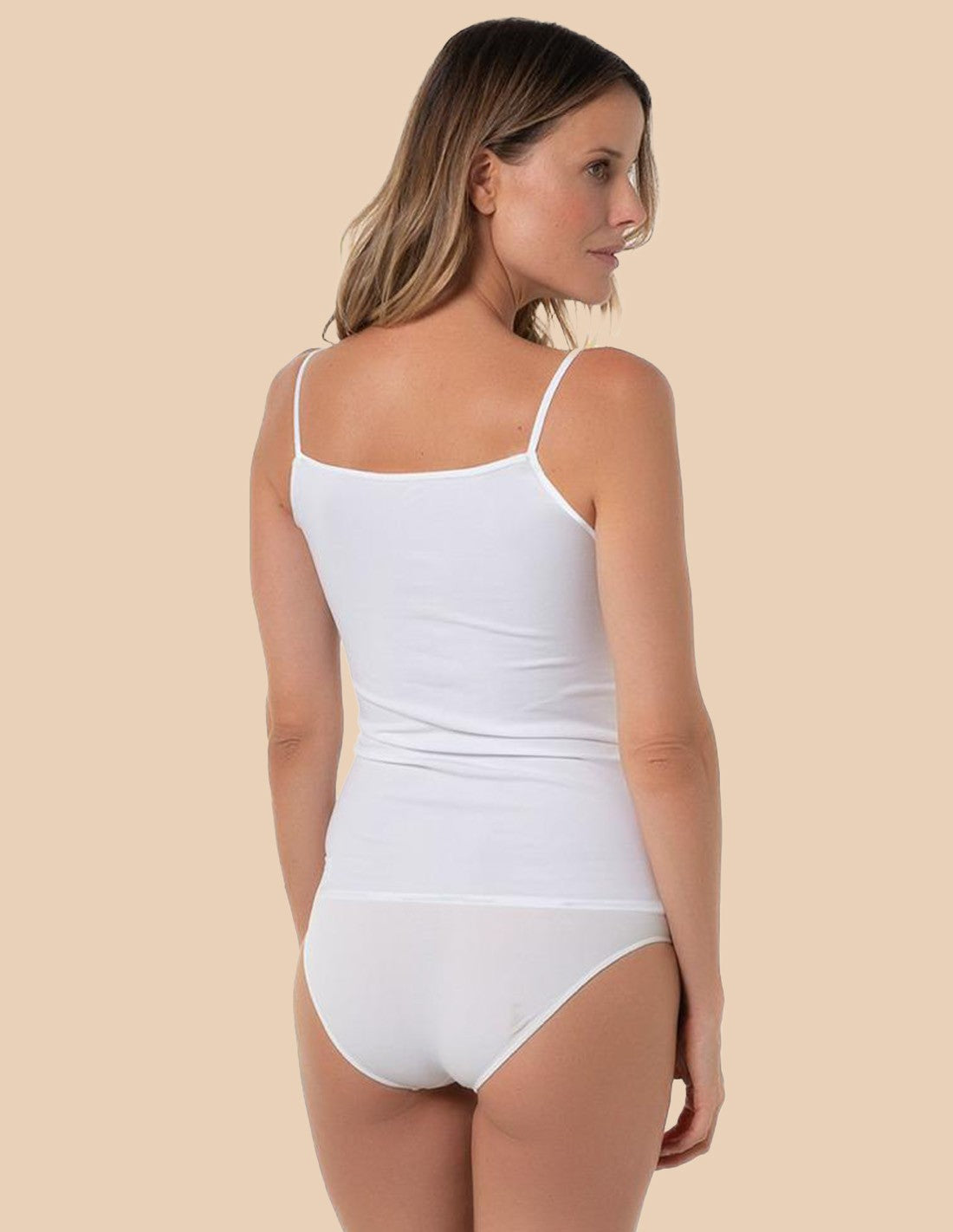 Camiseta de algodÃ³n con tirantes finos, Maily