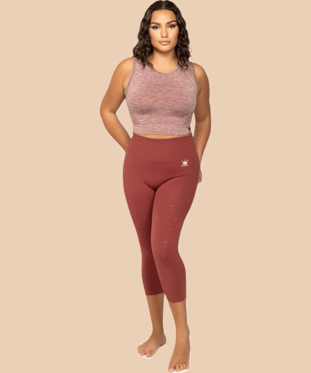 Capri sports legging with Emana Namasté fiber