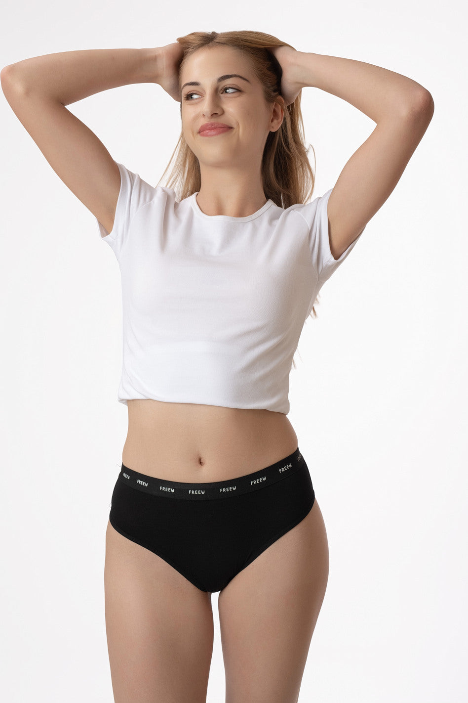 3 culottes menstruels TEEN en bambou Logos FreeU