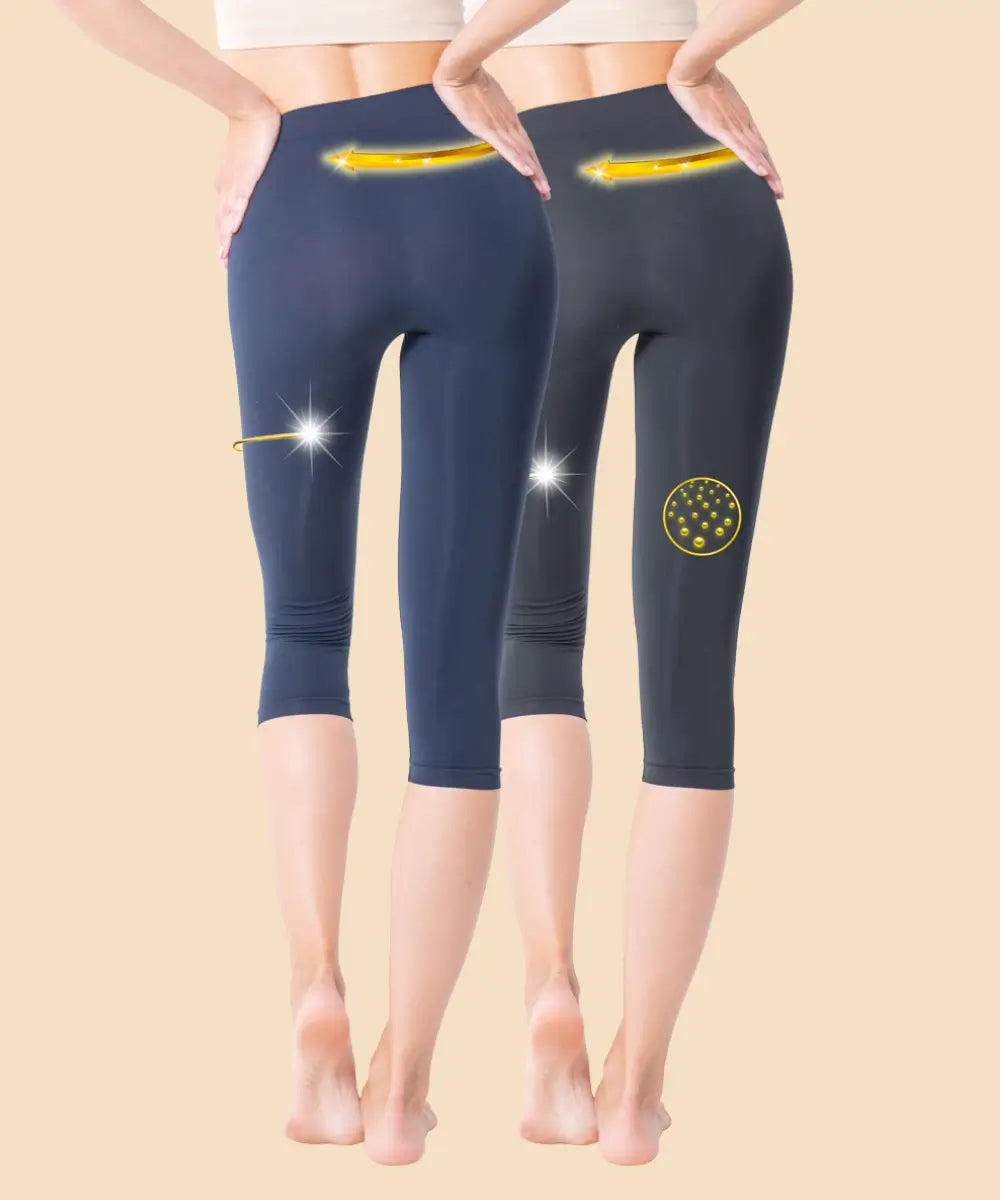 Legginsy push-up Capri 160 den z włóknem Emana Lena