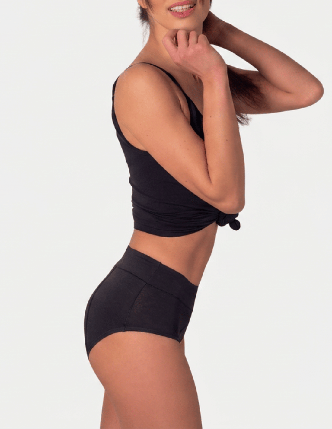 2 culottes menstruelles absorbantes en coton Indy (pas besoin de protège-slips)
