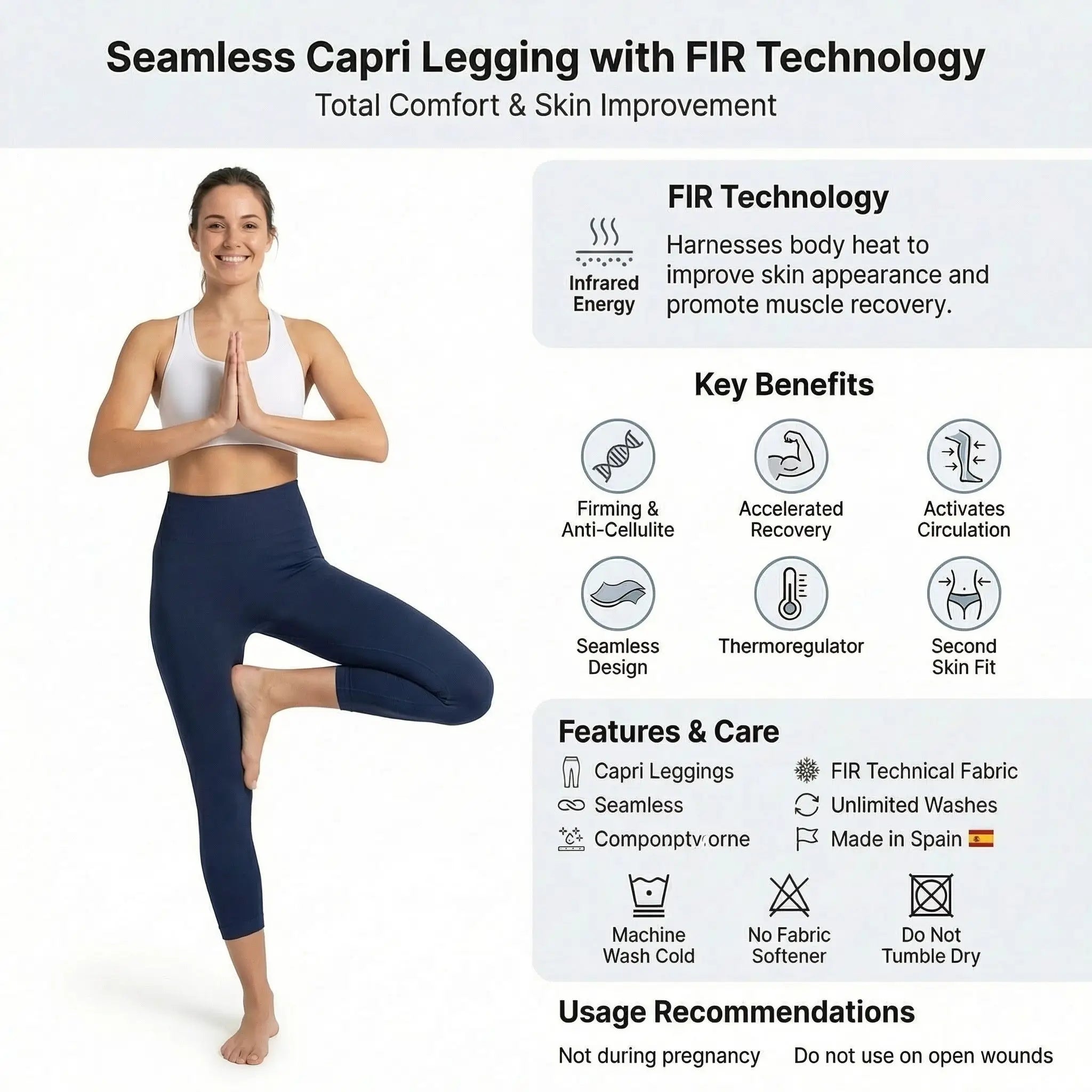 Leggings Capri Noah FIR Technology