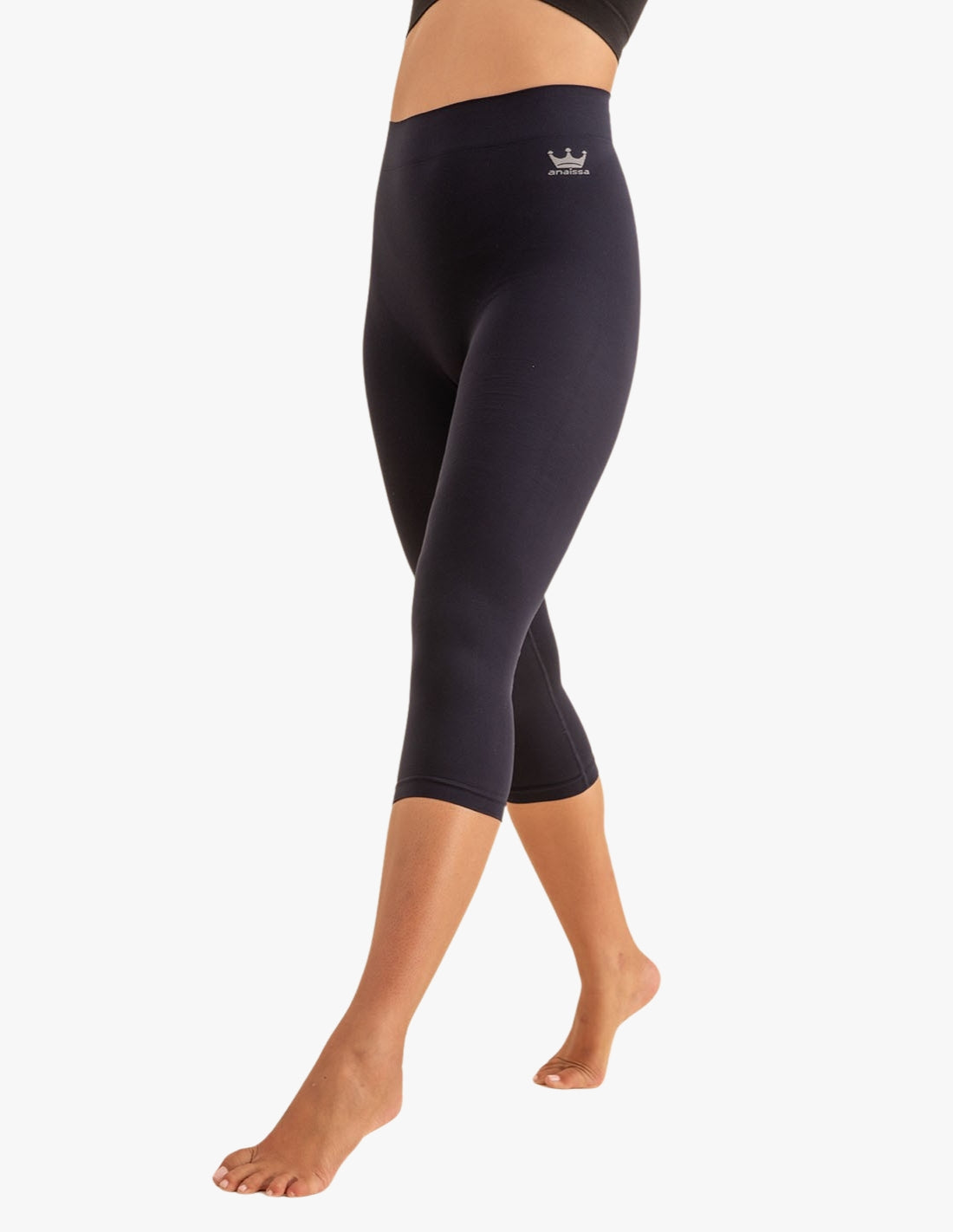 Legging capri nocturno — reductor con tecnología Emana® FIR - Negro / S (34-36) en Anaissa