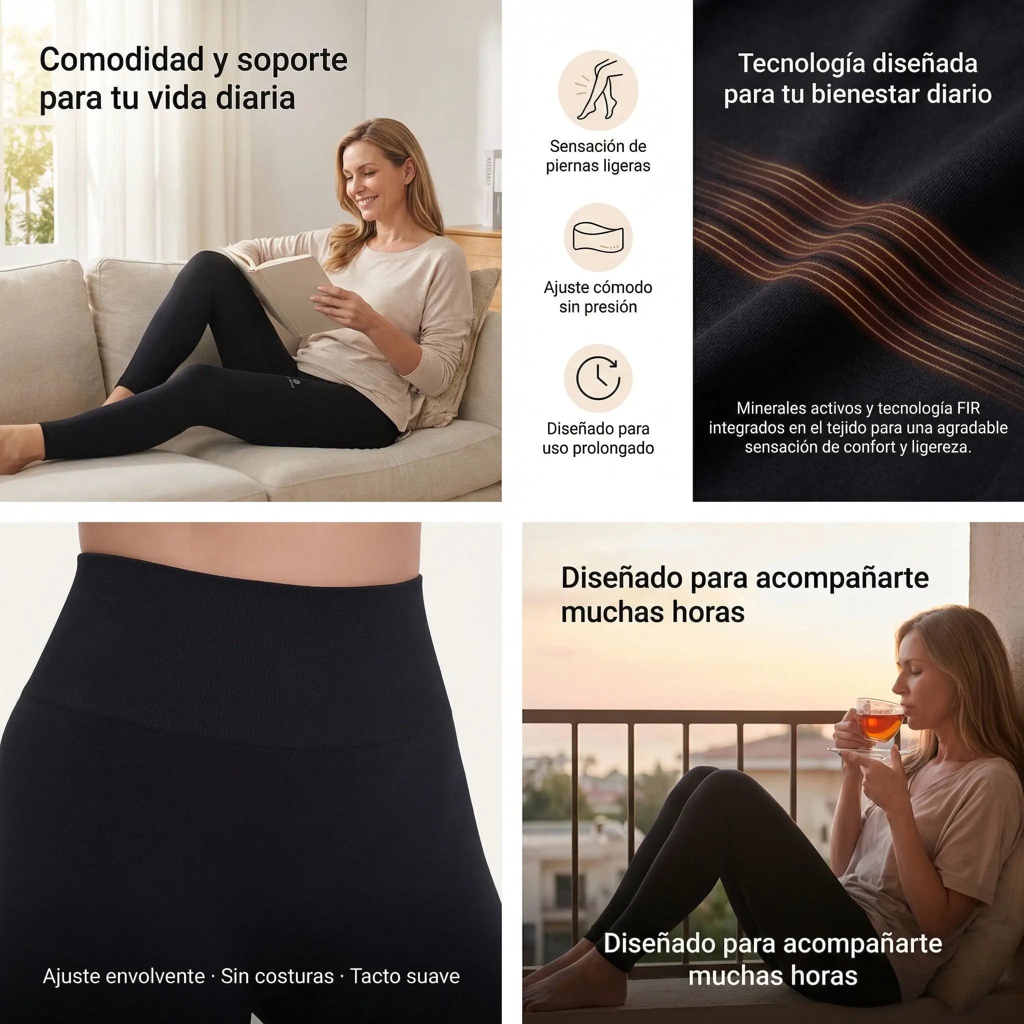 Leggings amincissants FIR 200 Technology de Noah