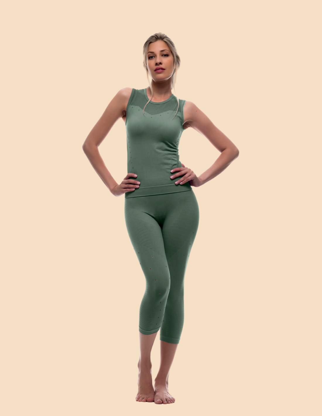 Set: Legging and shaping sports shirt with Emana Namasté fiber