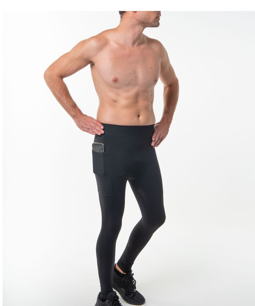 Legging deportivo de hombre con bolsillo y fibra Emana Ulises