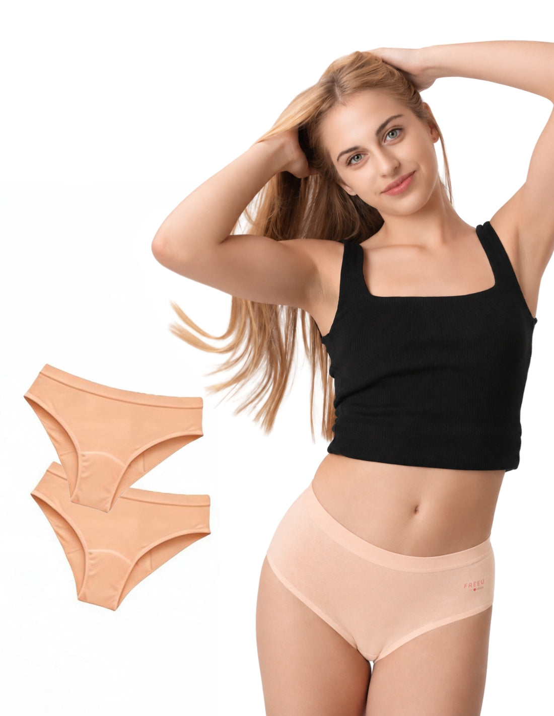 Pack-2 Braga Menstrual FreeU Anaissa Ultra Absorbente – 12 Horas Boston