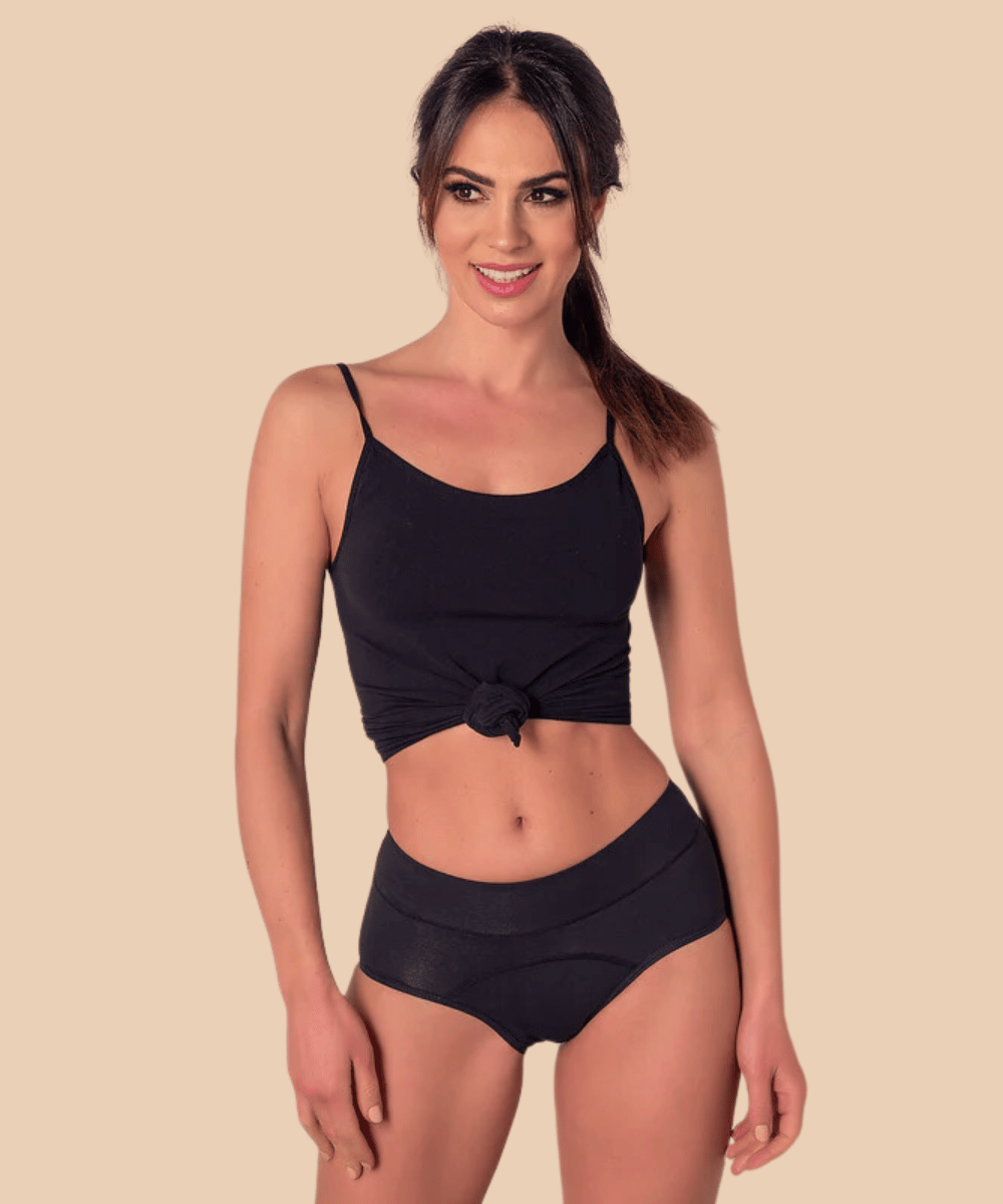 2 bragas menstruales de algodón Absorbentes para no usar salvaslips Indy