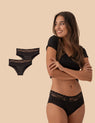 2 Bragas menstruales de bambú flujo abundante Weekly