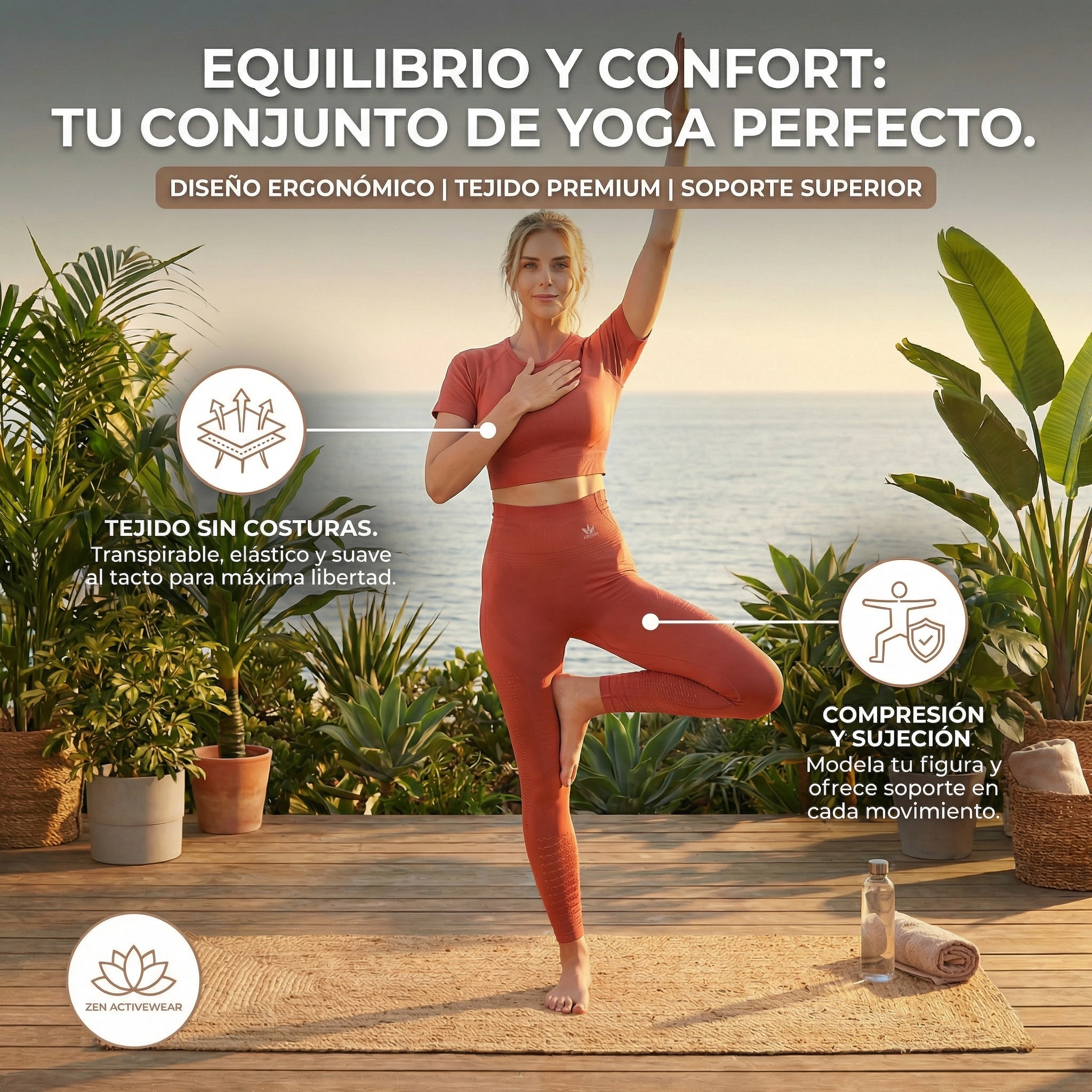 Legging de sport sans couture Naya