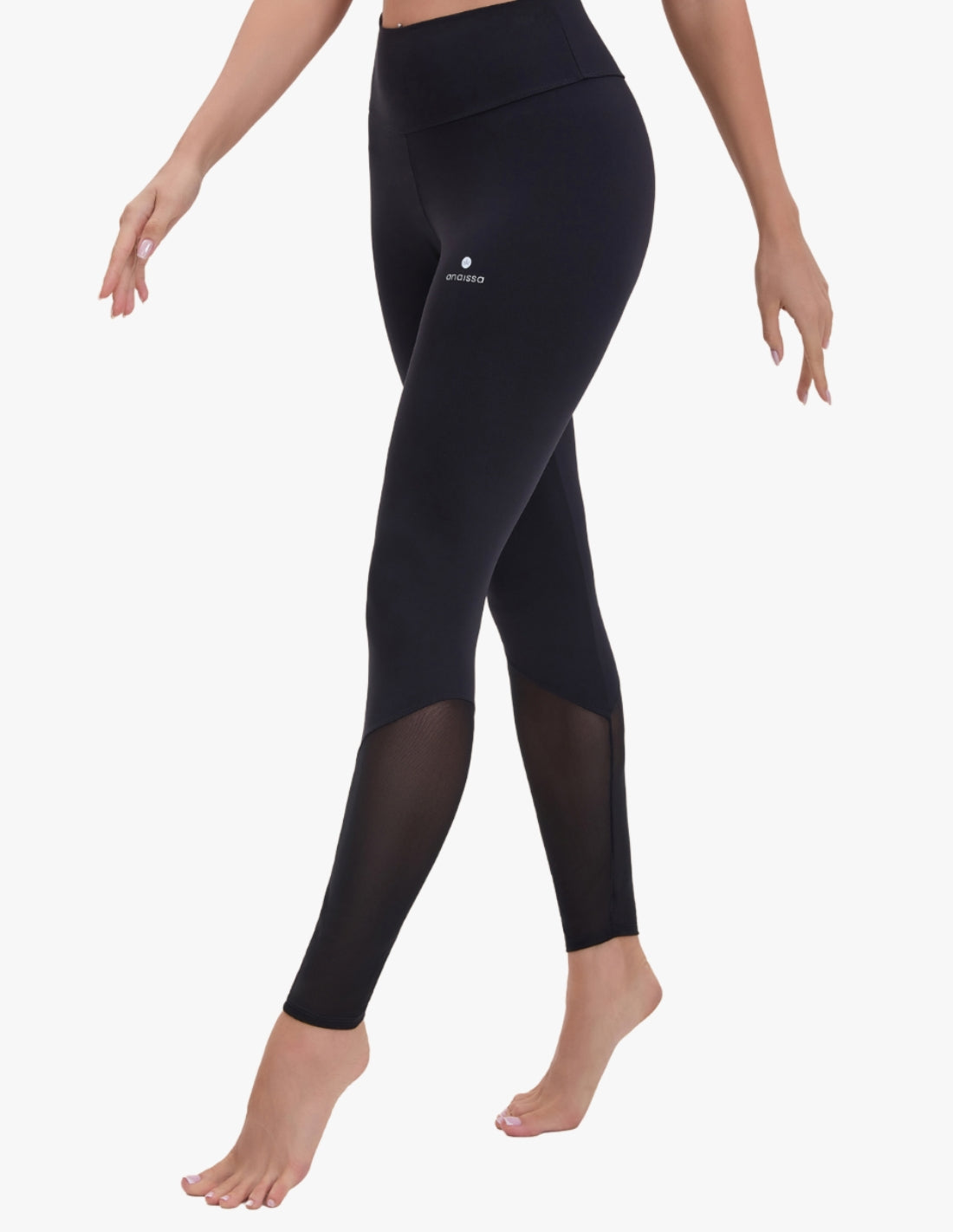 Chiara high-waisted sheer sports leggings