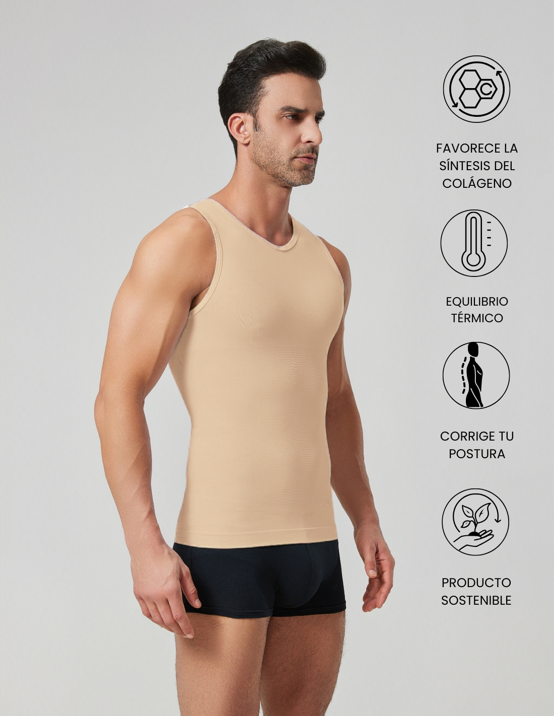 Camiseta reductora con fibra Emana Speed