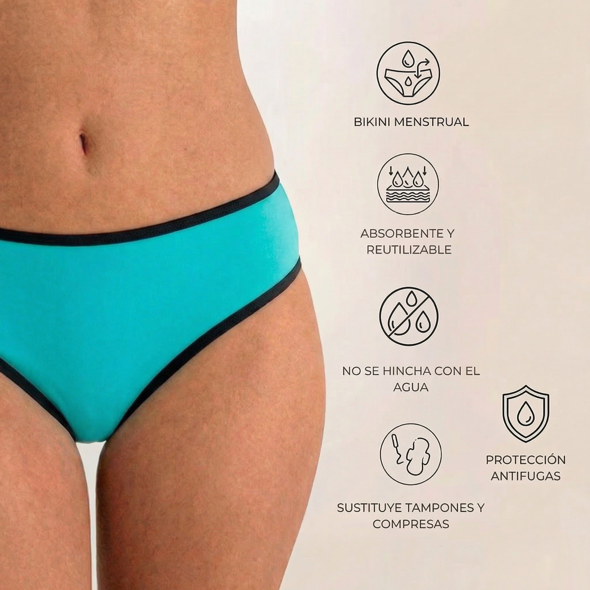 Braga de Baño Menstrual Reutilizable Céline