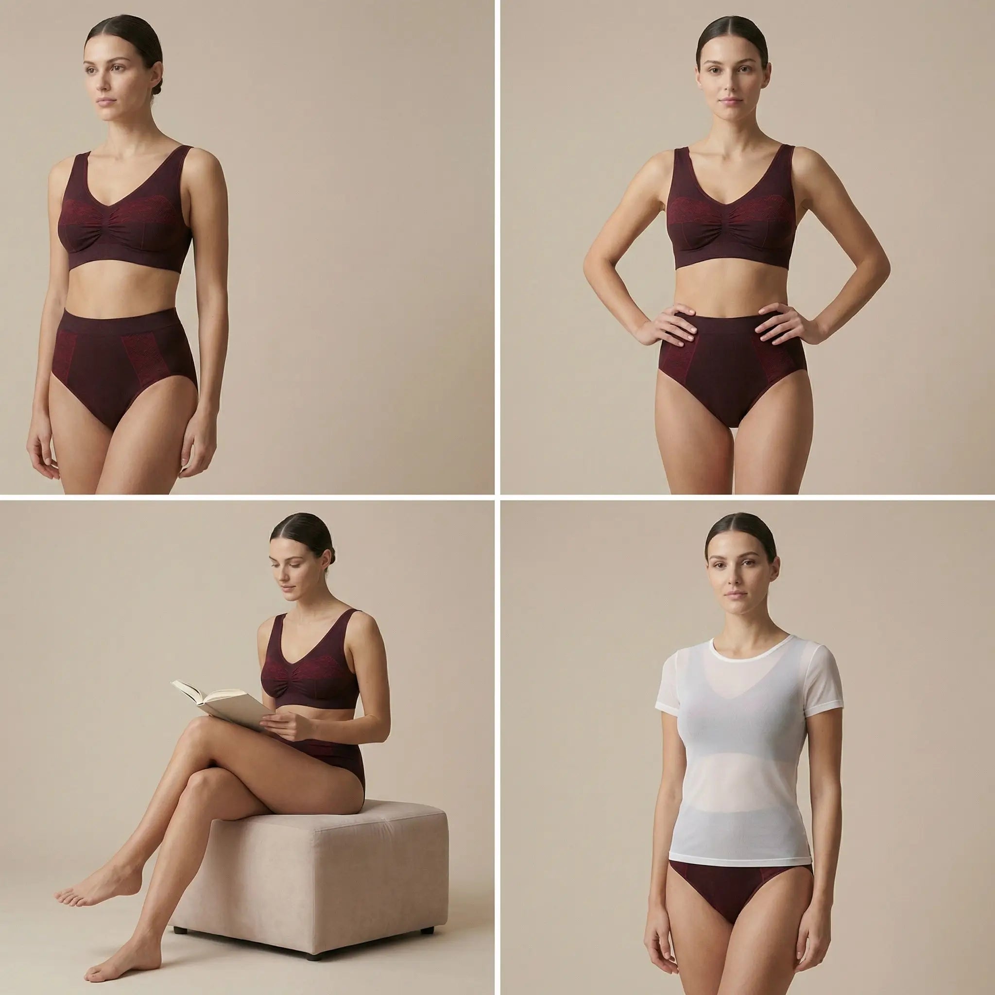 Biustonosz sportowy Alma bez fiszbin