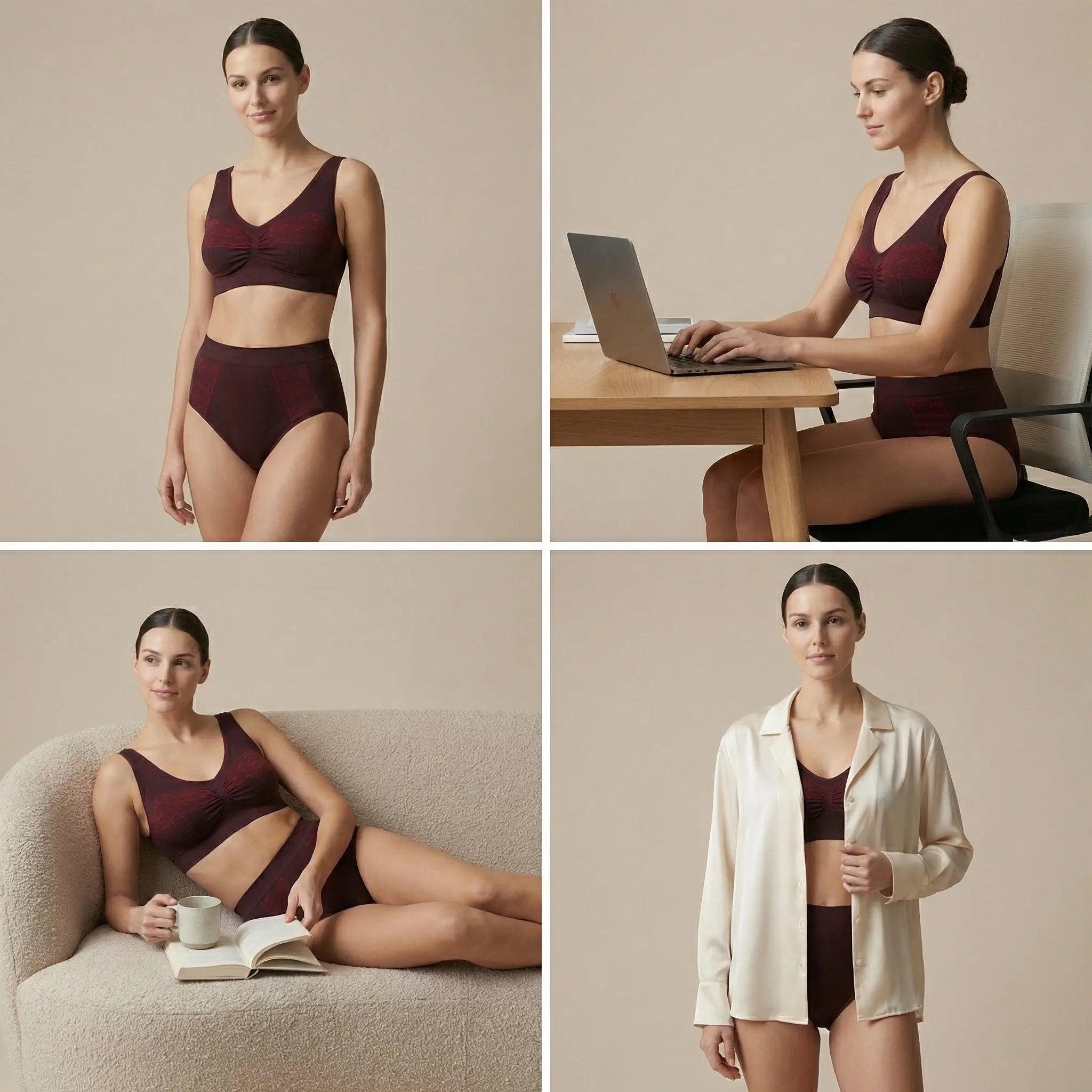 Biustonosz sportowy Alma bez fiszbin