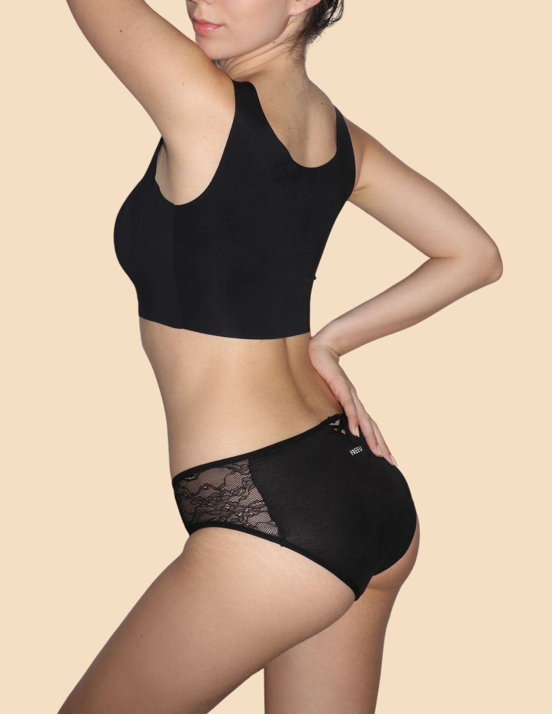Culotte menstruelle en bambou Cloé flux abondant
