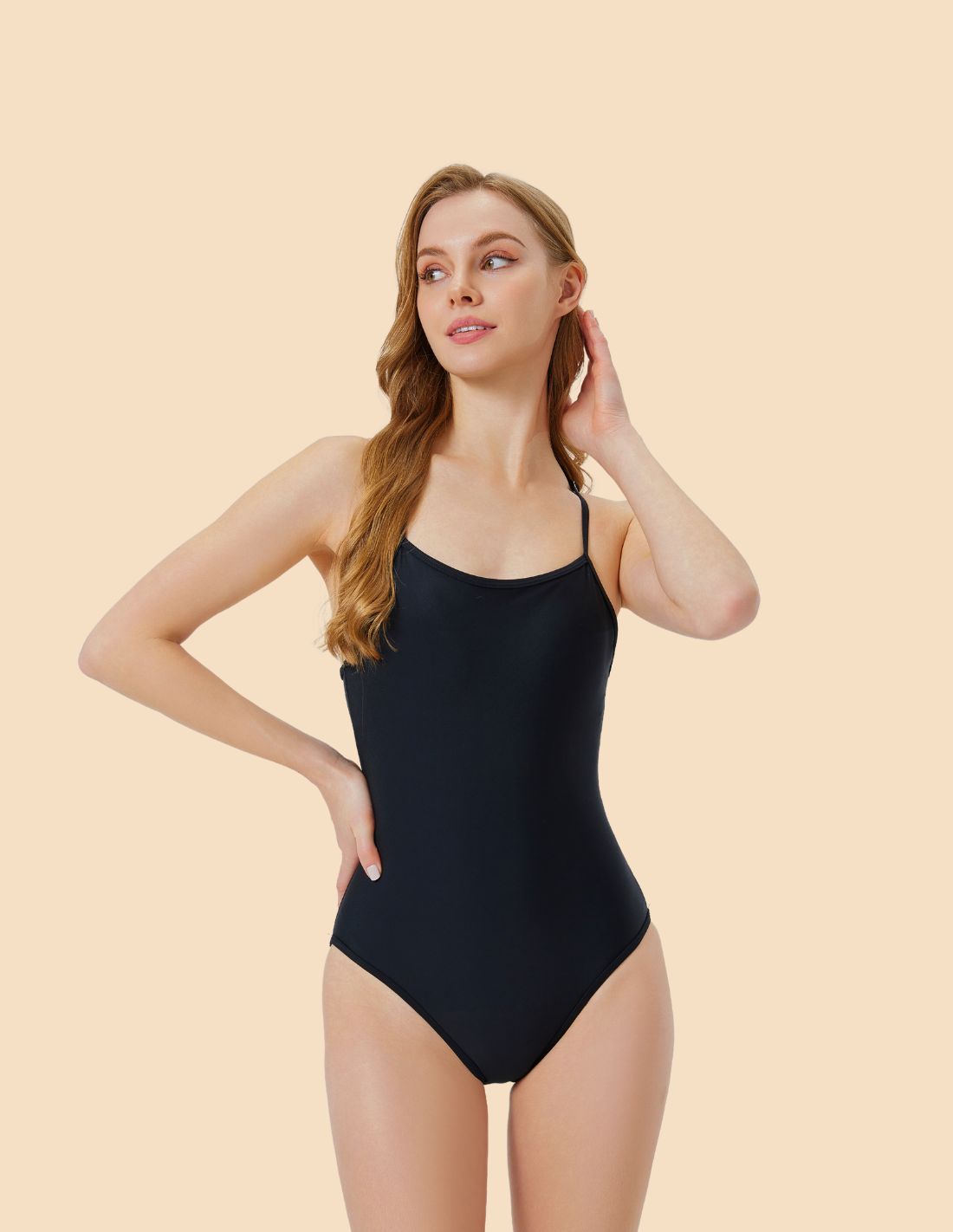 FreeU Maillot de bain modelant sportif menstruel pour nageuses et adolescentes - Absorption 4 heures - Confortable et discret