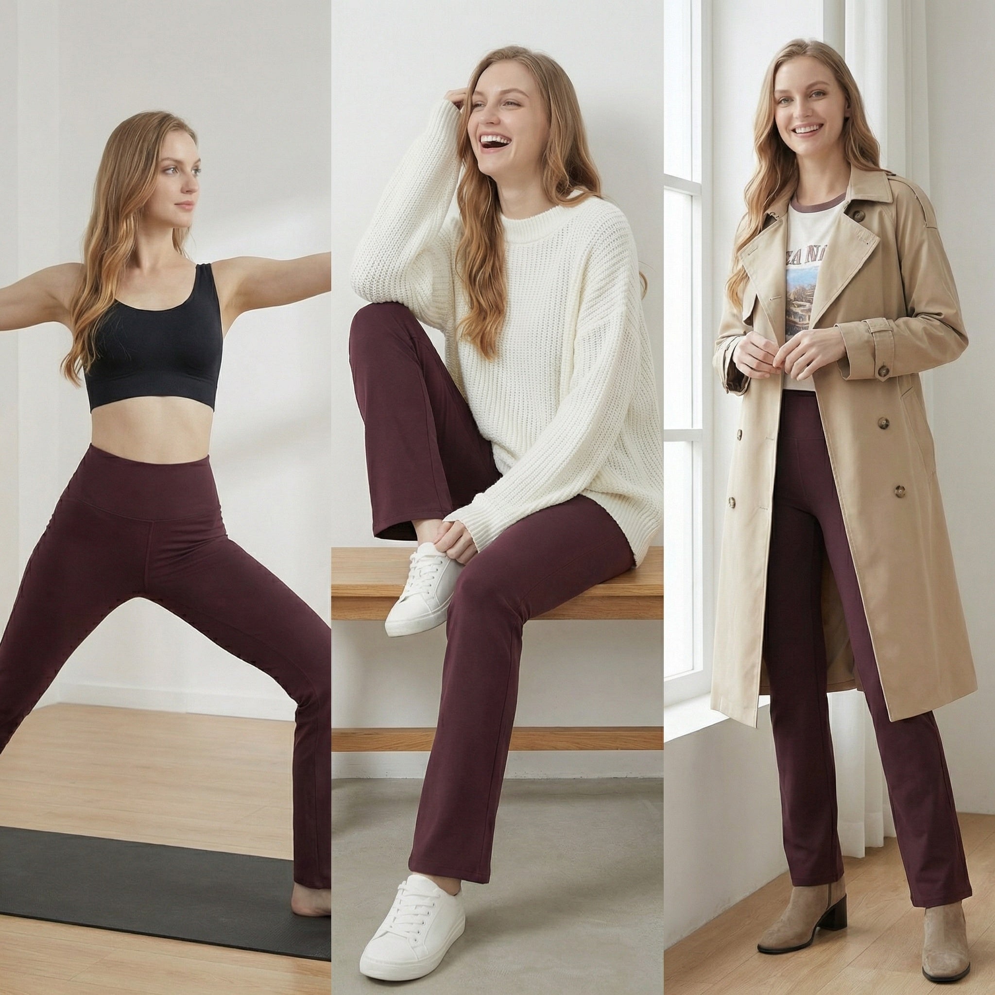 Leggings acampanados flare Milan