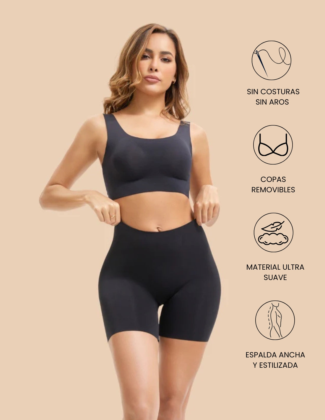 Everyday Soft Stretch Non-wired Sports Bra with Removable Cups