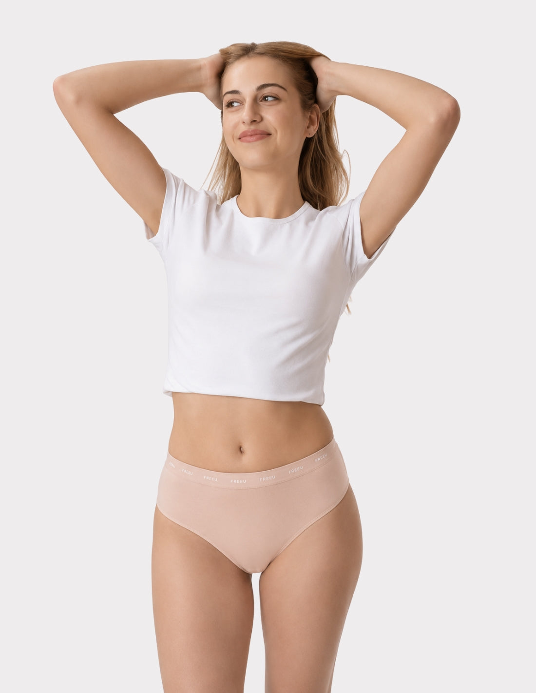 3 culottes menstruels TEEN en bambou Logos FreeU