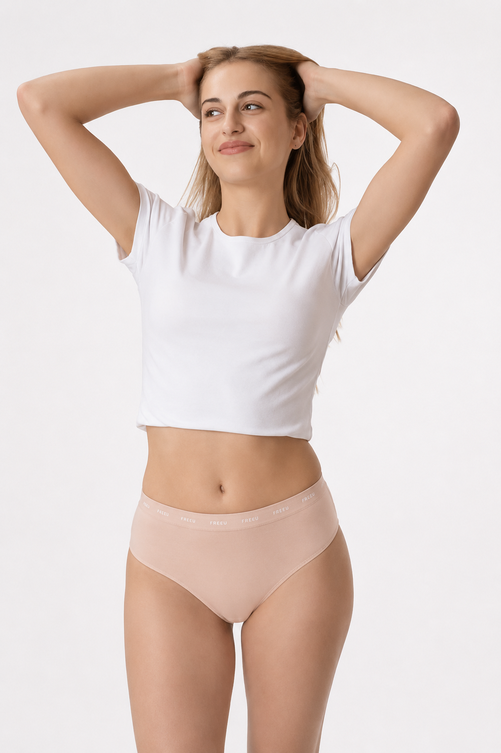Pack of 3 Bamboo Menstrual Panties for Girls with Logos