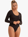 Seamless Tummy Control Bodysuit with Emana® Fiber – April