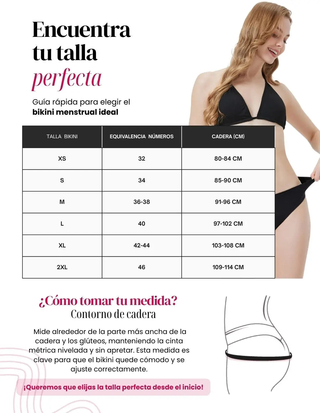 Bikini Menstrual Adolescentes Céline — Discreto, ultrafino y sin bultos