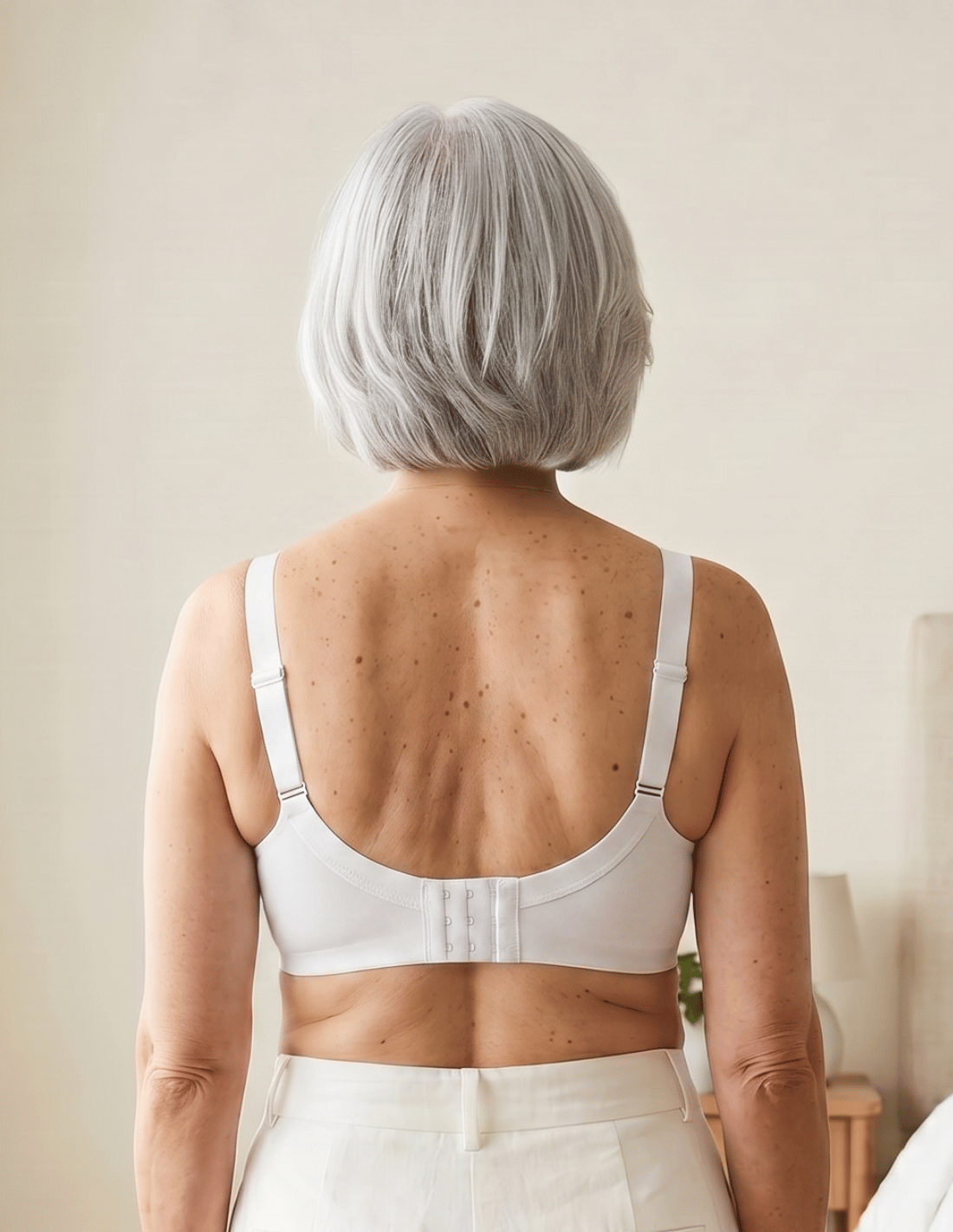 Seamless and wire-free bra with removable foam | Pressure-reducing straps | Chelo Collection