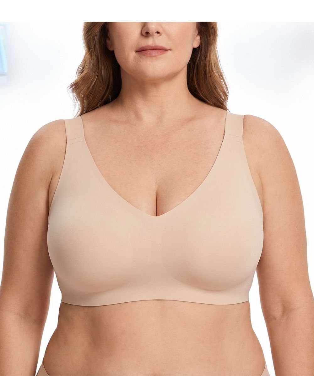 Sujetador sin costuras y sin aros con foam removible | Tirantes  antipresión |Colección Chelo