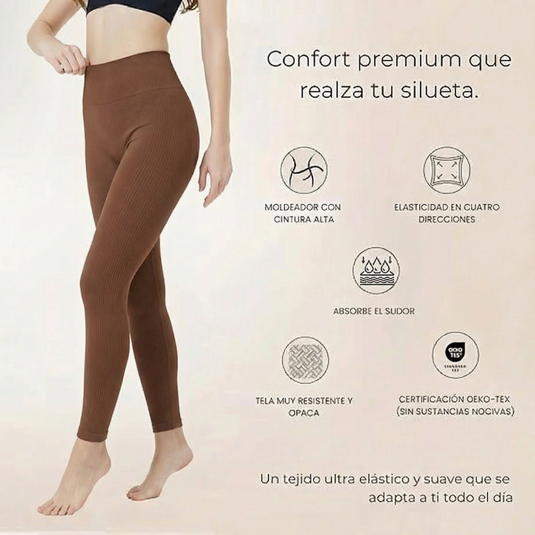 Legging de sport sans couture Indira