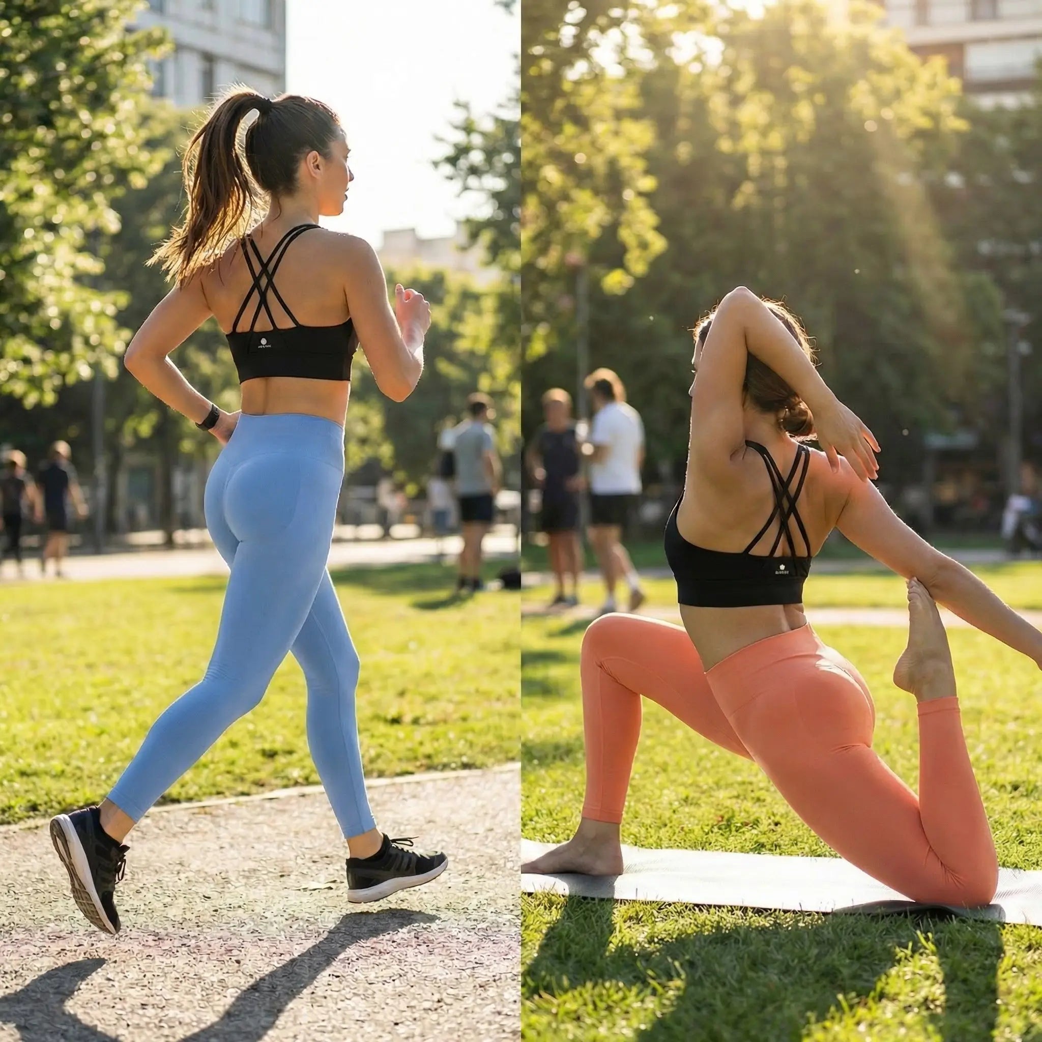 Ładne legginsy z płaskim brzuchem push-up