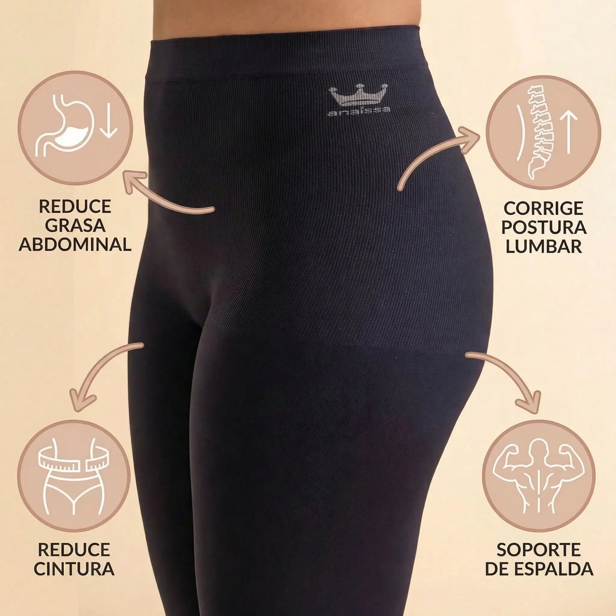 Legginsy kompresyjne Capri 200 den Nova