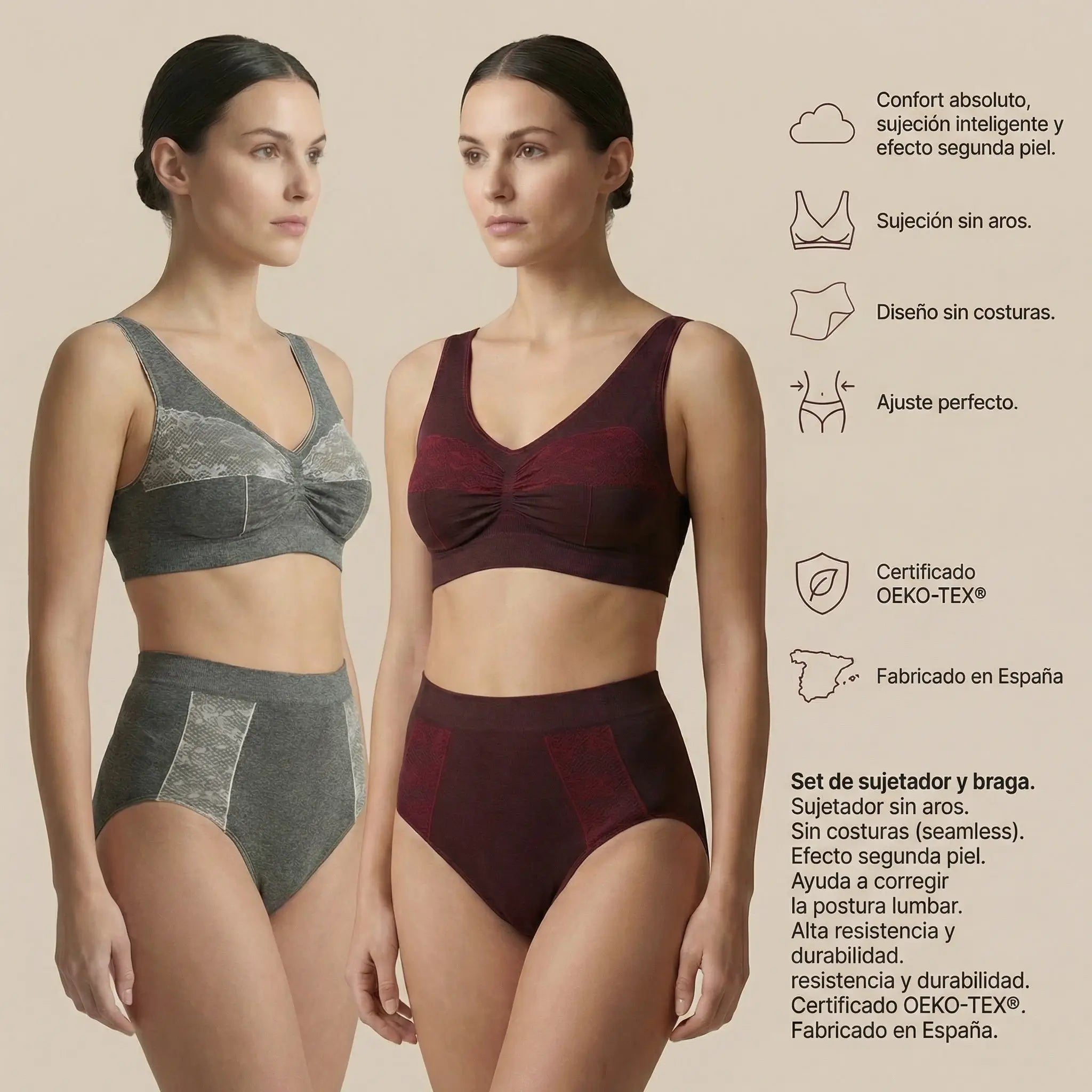 Biustonosz sportowy Alma bez fiszbin