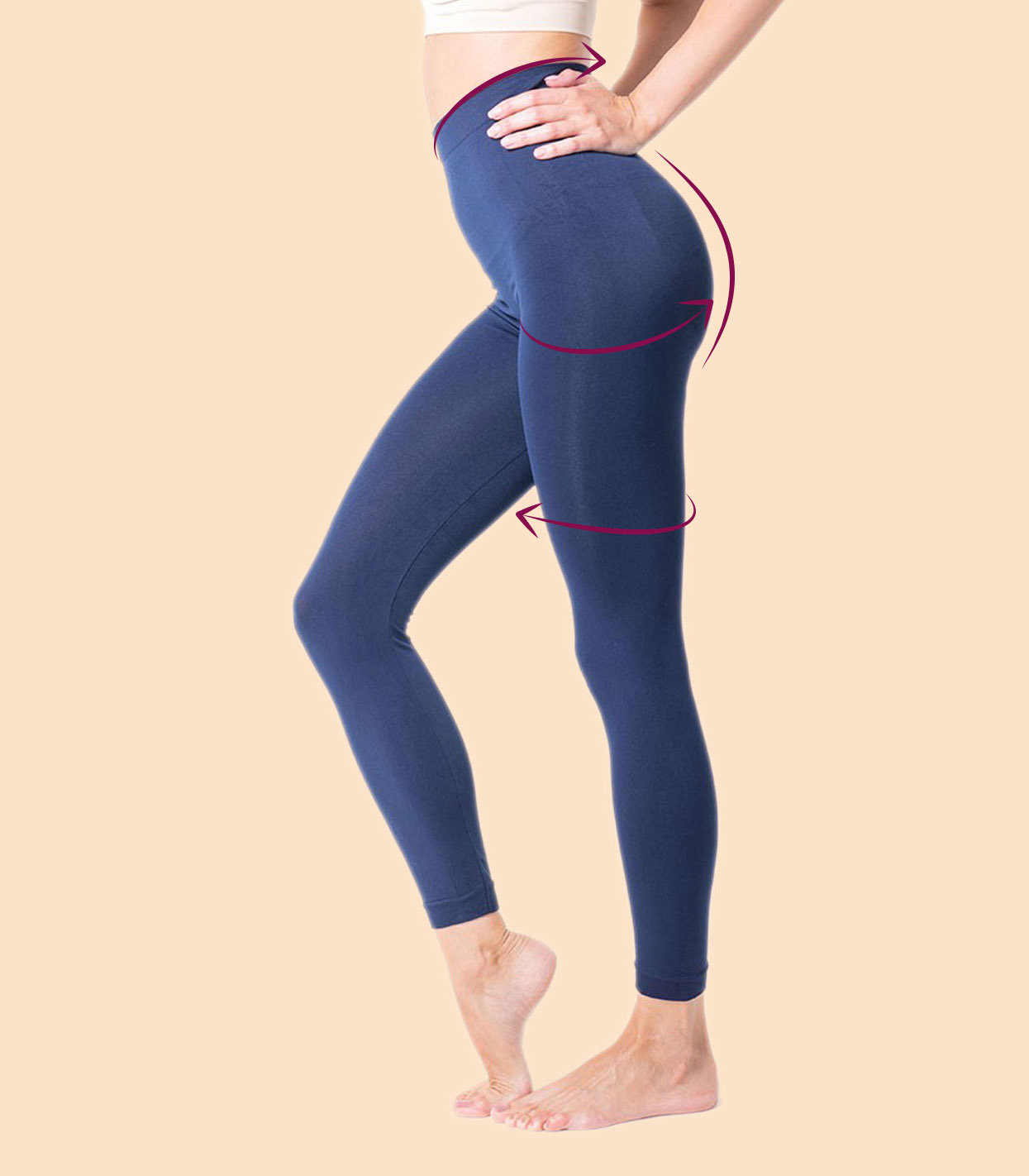 Conjunto de yoga para mujer: leggings y camiseta adelgazante
